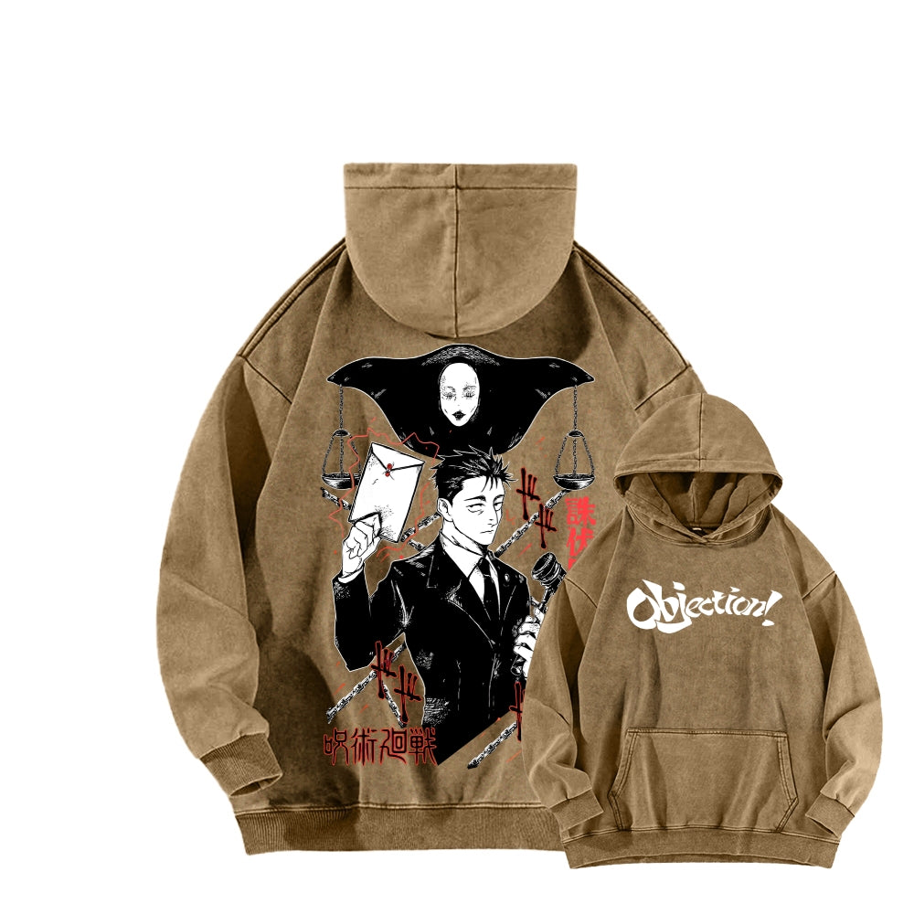 Jujutsu Kaisen Unisex Washed Hoodie 2603009483