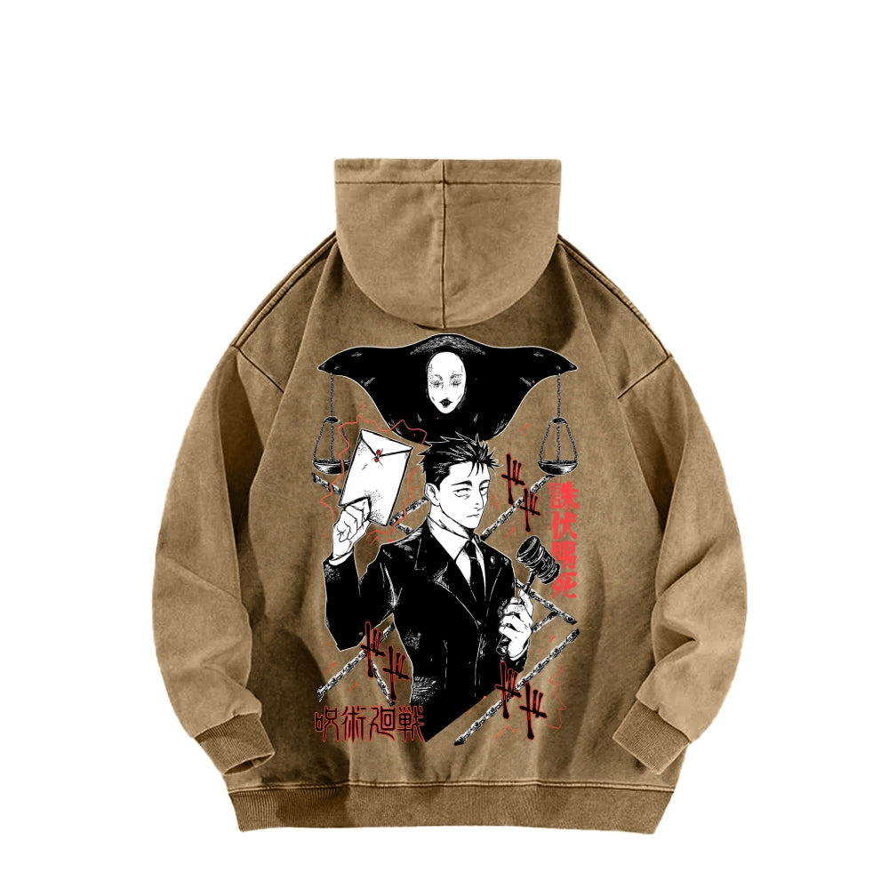 Jujutsu Kaisen Unisex Washed Hoodie 2603009483