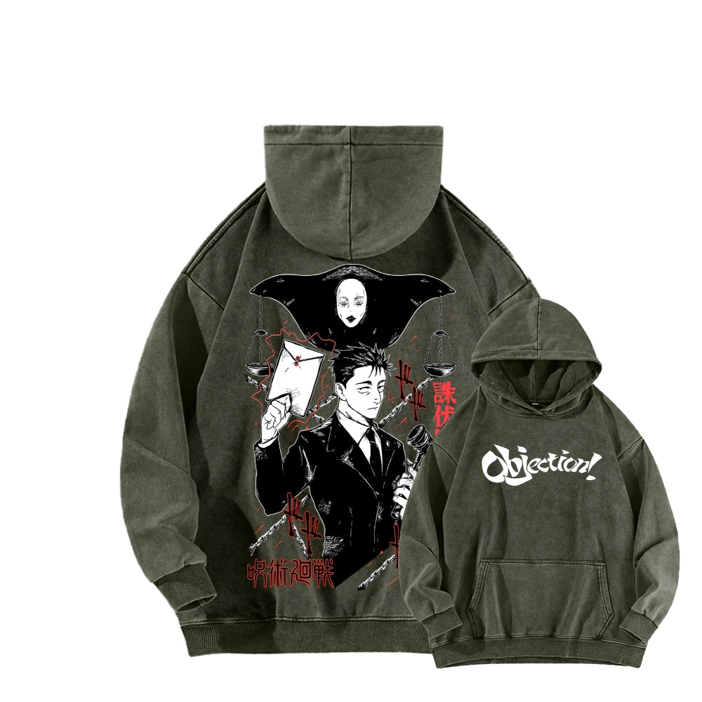 Jujutsu Kaisen Unisex Washed Hoodie 2603009483