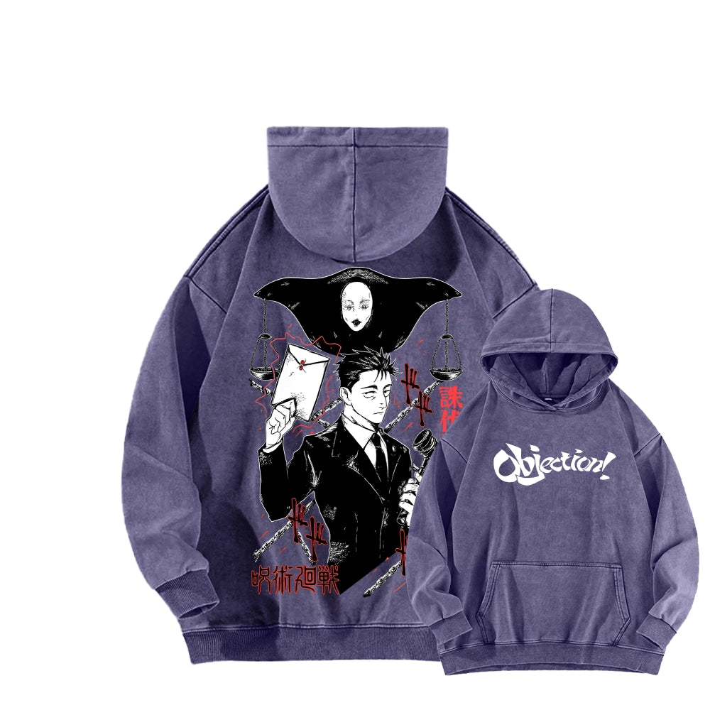 Jujutsu Kaisen Unisex Washed Hoodie 2603009483
