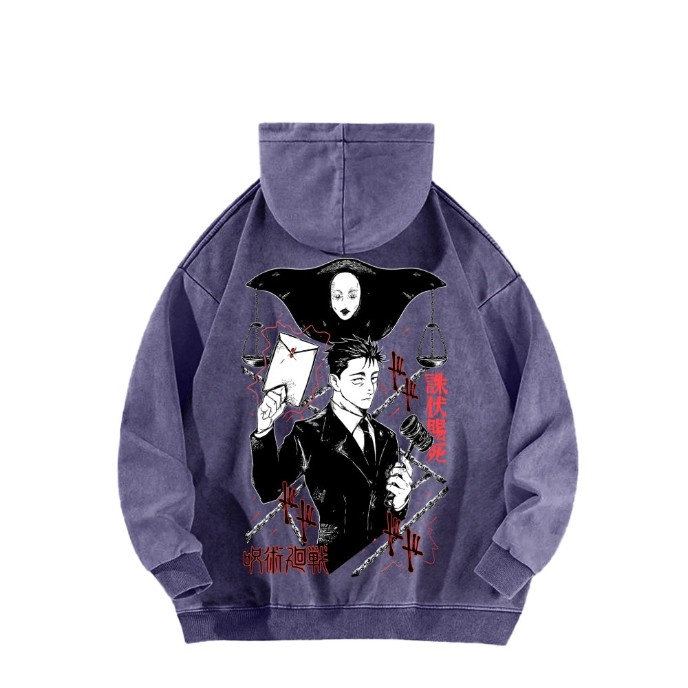 Jujutsu Kaisen Unisex Washed Hoodie 2603009483