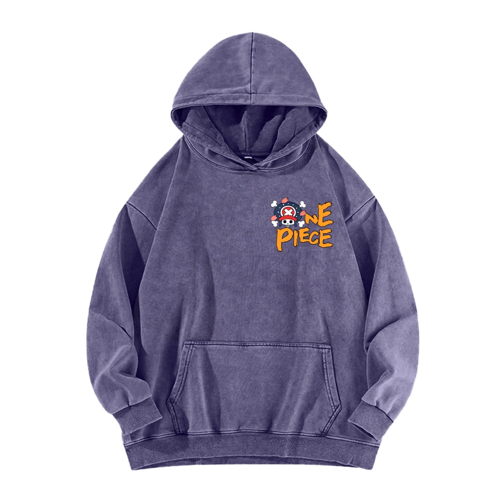 One Piece Unisex Washed Hoodie 2603014173