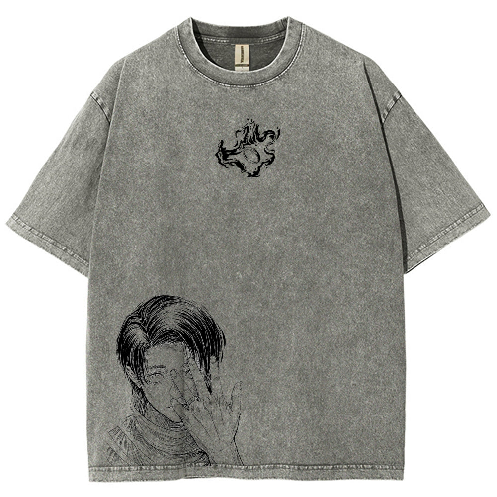 Jujutsu Kaisen Unisex Fit Washed T-Shirt 2603019218