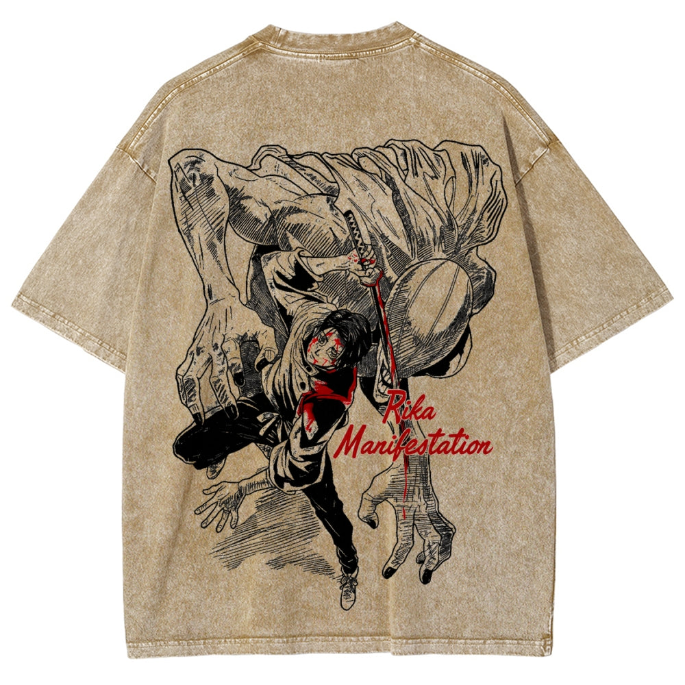 Jujutsu Kaisen Unisex Fit Washed T-Shirt 2603019218