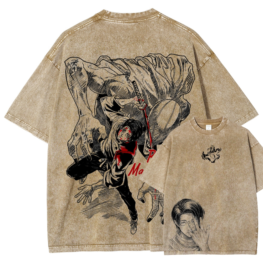 Jujutsu Kaisen Unisex Fit Washed T-Shirt 2603019218