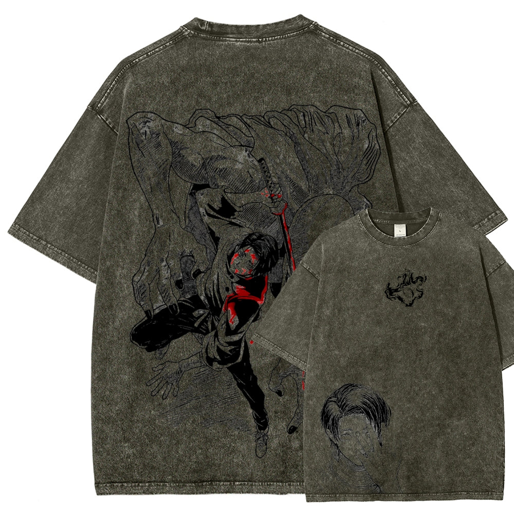Jujutsu Kaisen Unisex Fit Washed T-Shirt 2603019218