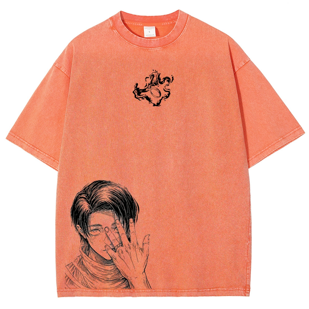 Jujutsu Kaisen Unisex Fit Washed T-Shirt 2603019218