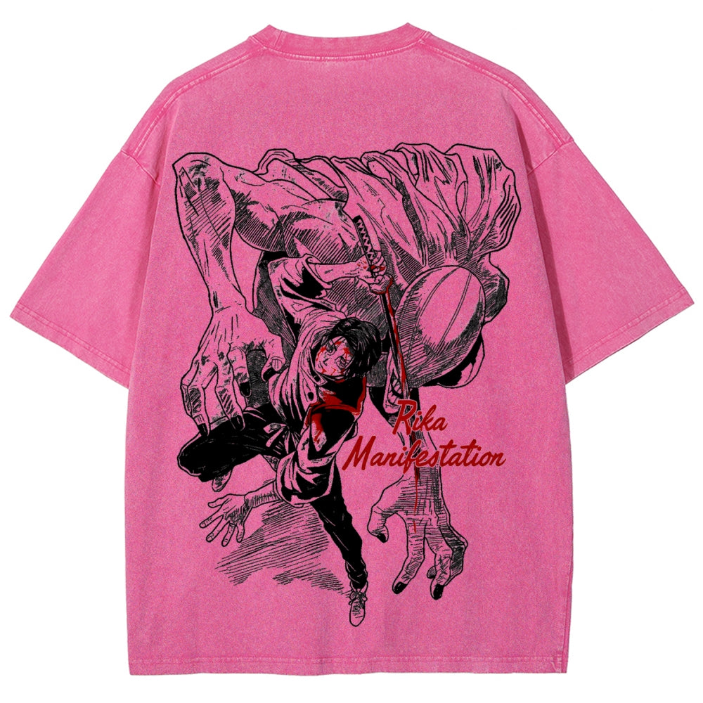 Jujutsu Kaisen Unisex Fit Washed T-Shirt 2603019218