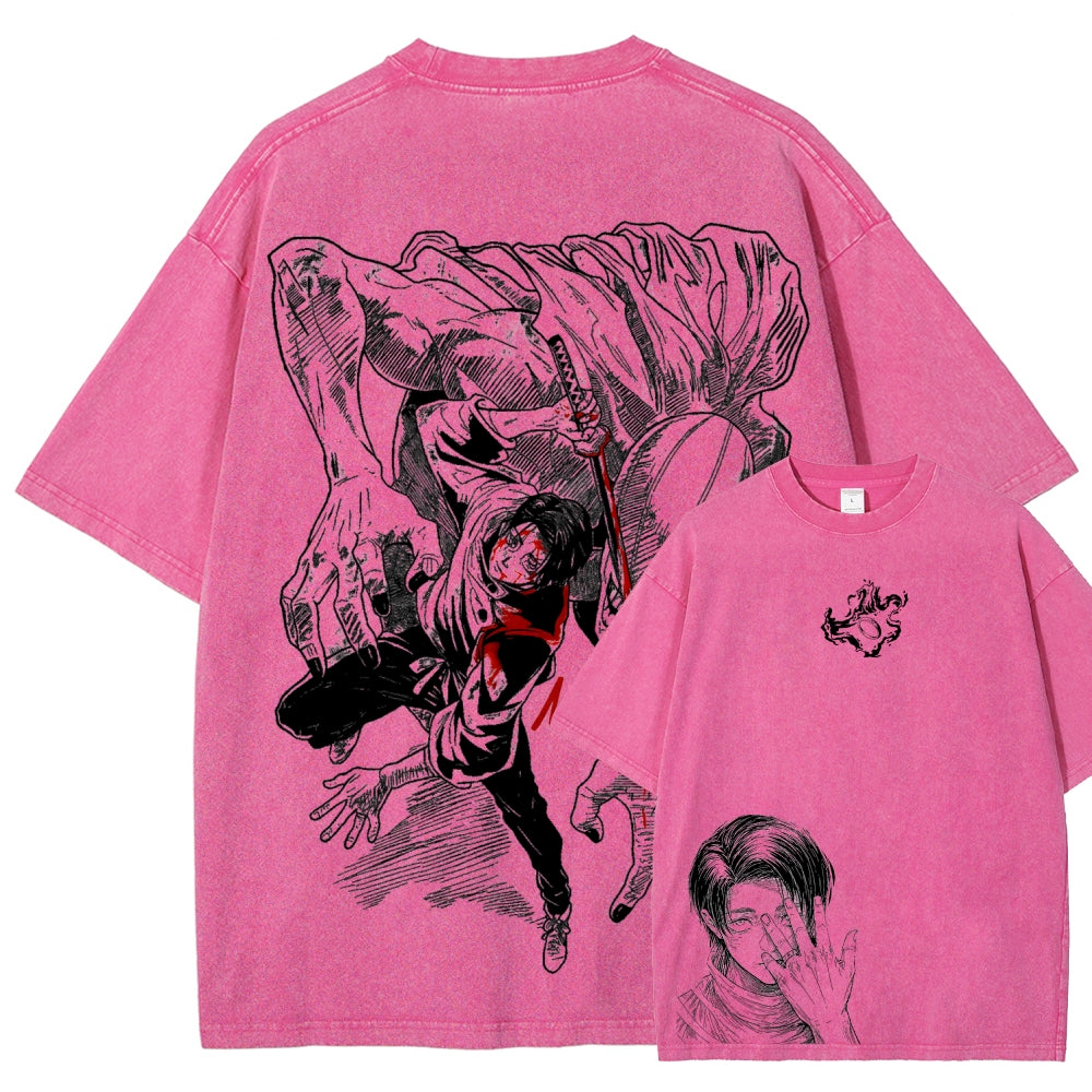 Jujutsu Kaisen Unisex Fit Washed T-Shirt 2603019218