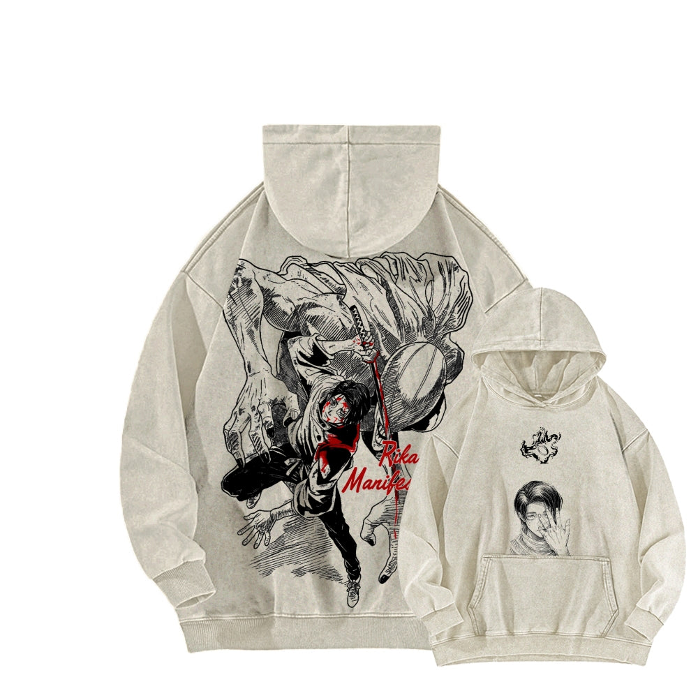 Jujutsu Kaisen Unisex Washed Hoodie 2603019229