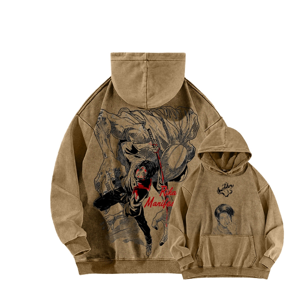 Jujutsu Kaisen Unisex Washed Hoodie 2603019229