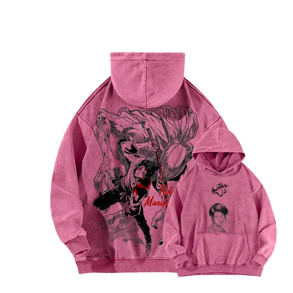 Jujutsu Kaisen Unisex Washed Hoodie 2603019229