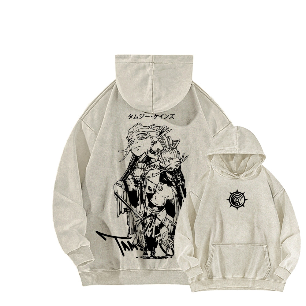 Gachiakuta Unisex Washed Hoodie 2603019896