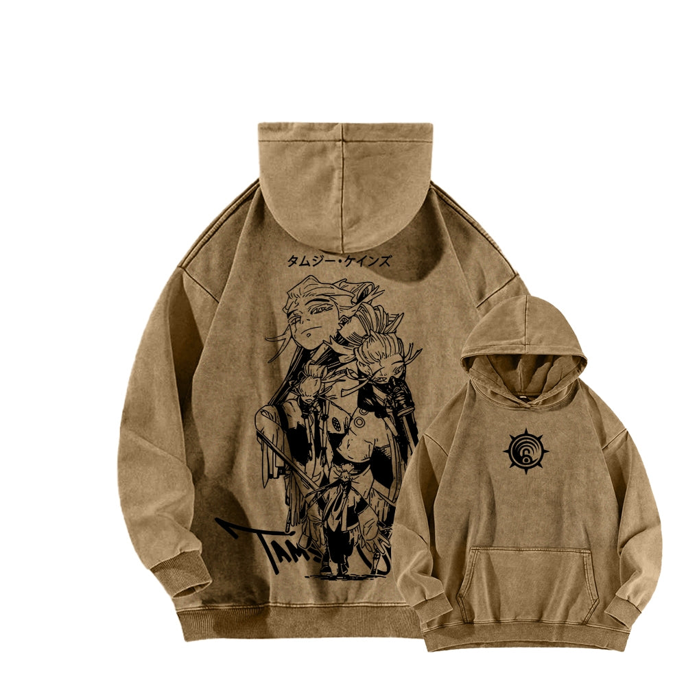 Gachiakuta Unisex Washed Hoodie 2603019896