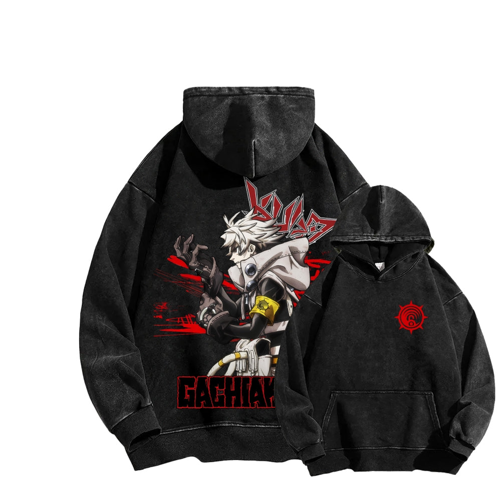Gachiakuta Unisex Washed Hoodie 2603019898