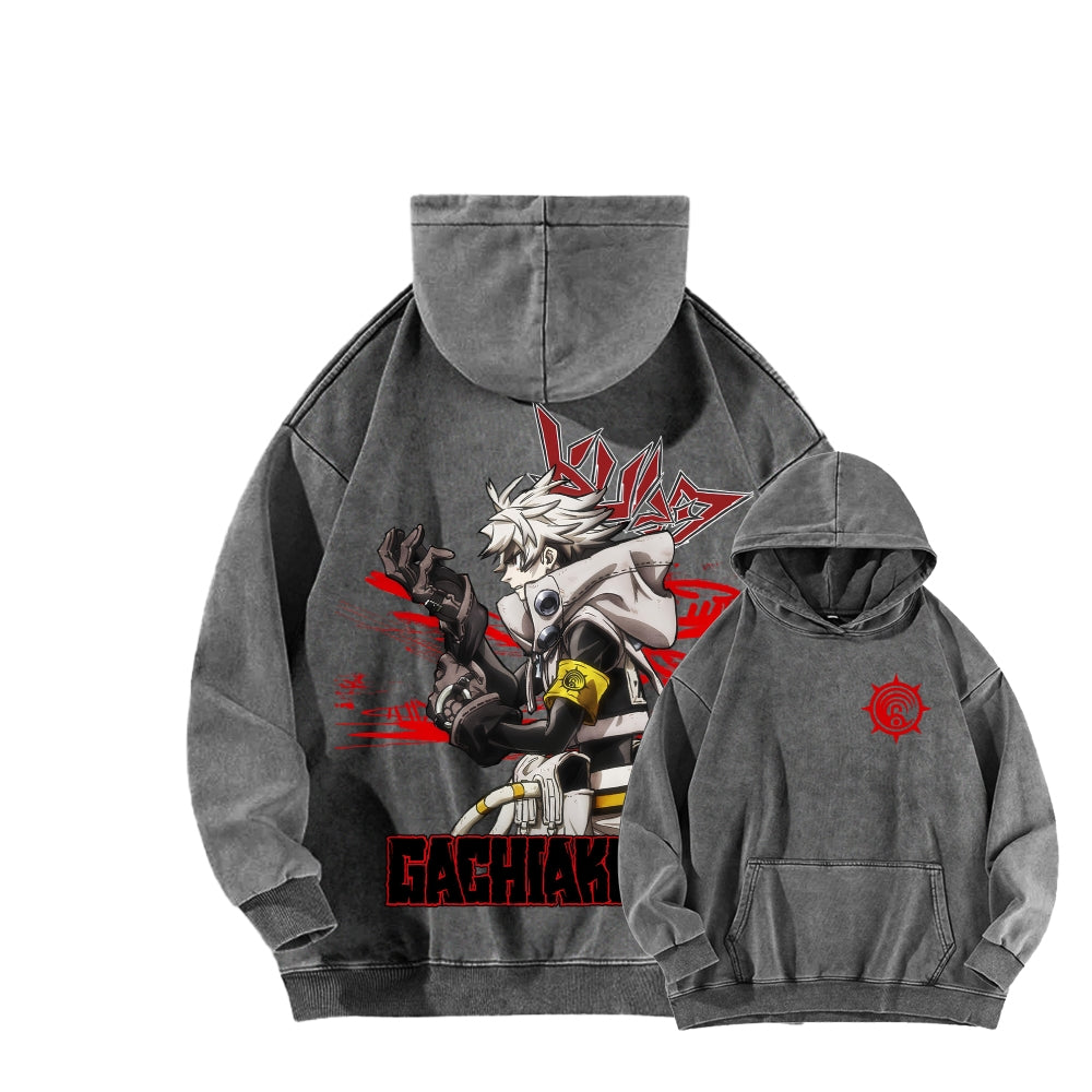 Gachiakuta Unisex Washed Hoodie 2603019898