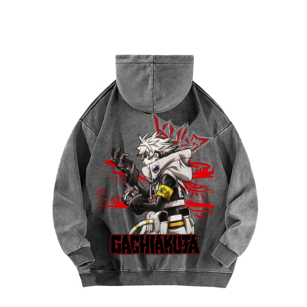 Gachiakuta Unisex Washed Hoodie 2603019898