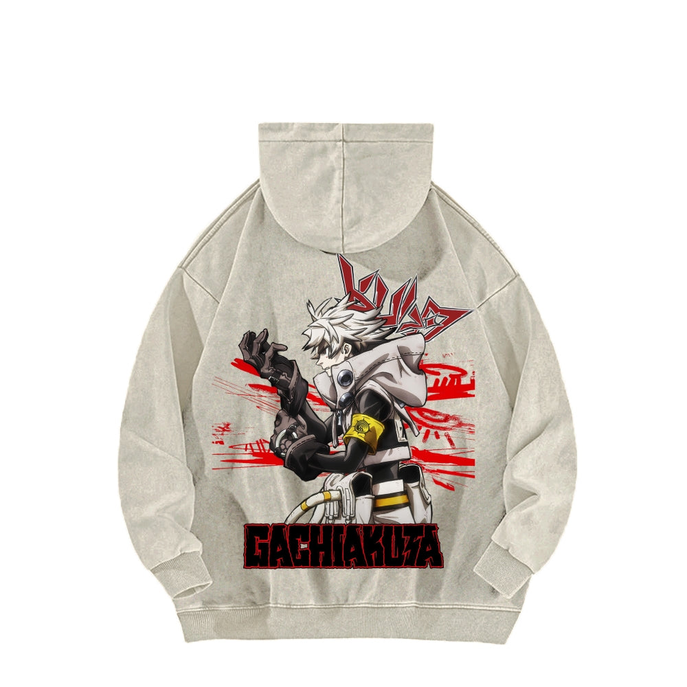 Gachiakuta Unisex Washed Hoodie 2603019898