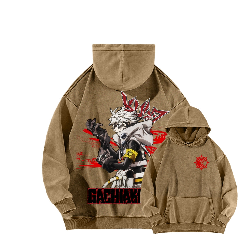 Gachiakuta Unisex Washed Hoodie 2603019898