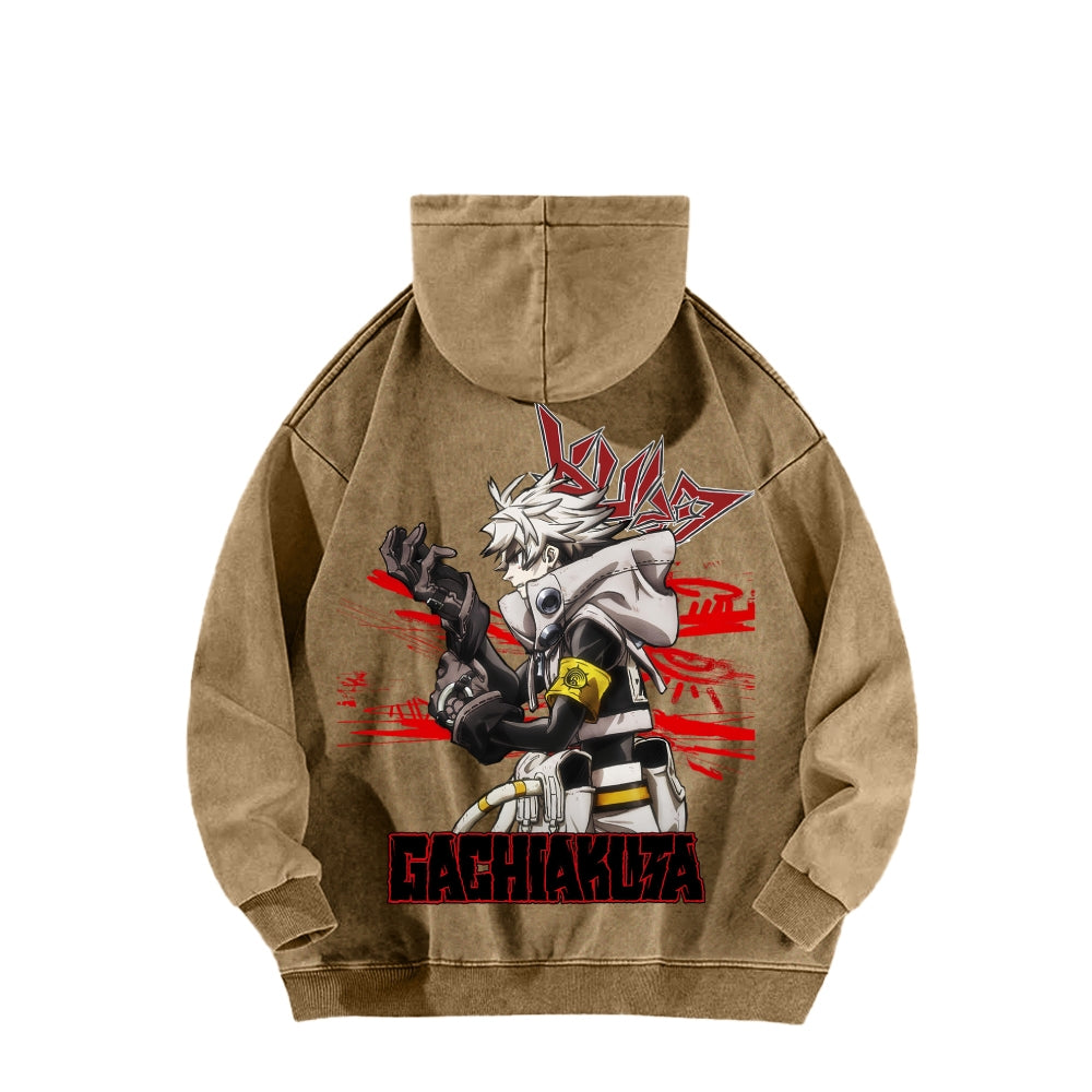 Gachiakuta Unisex Washed Hoodie 2603019898
