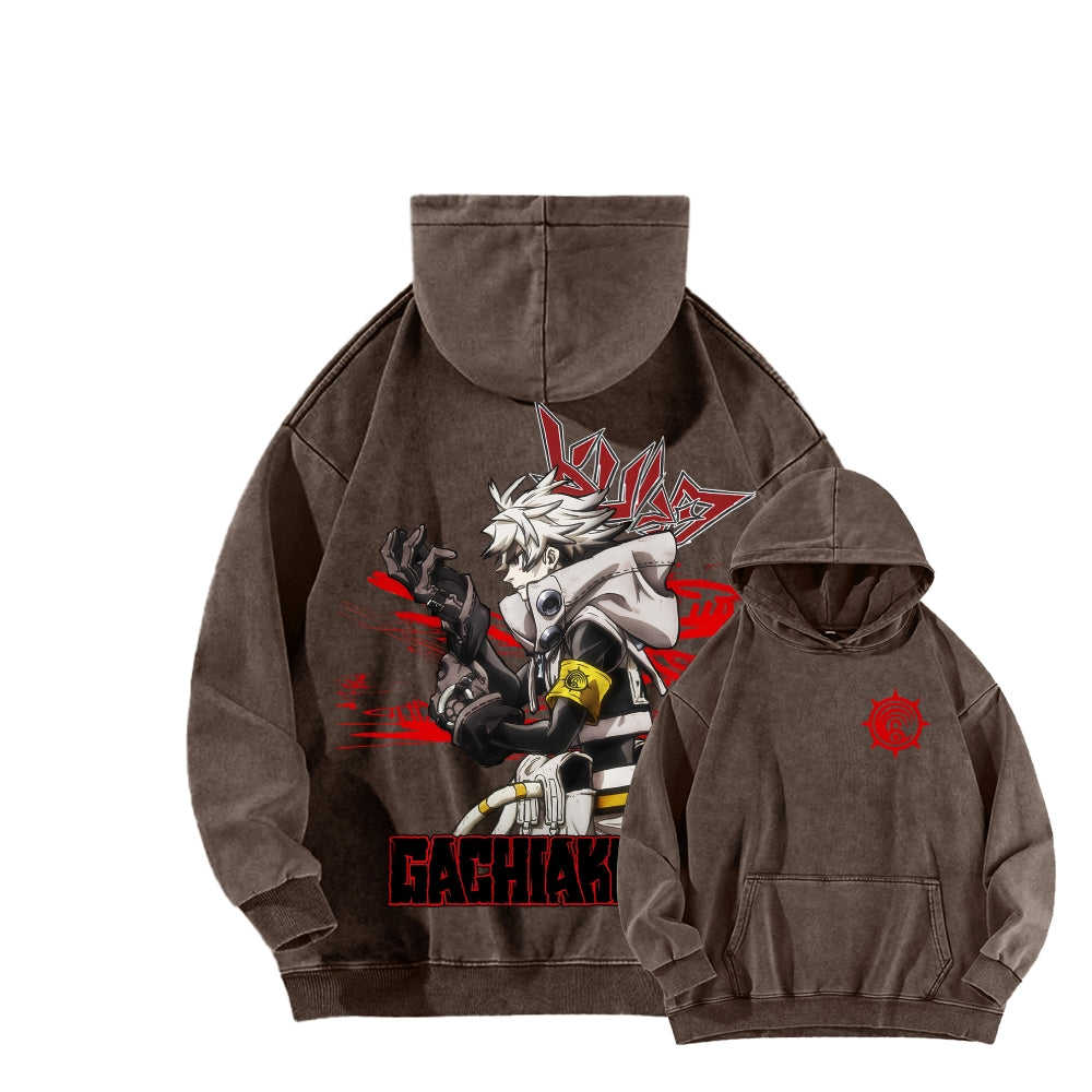 Gachiakuta Unisex Washed Hoodie 2603019898