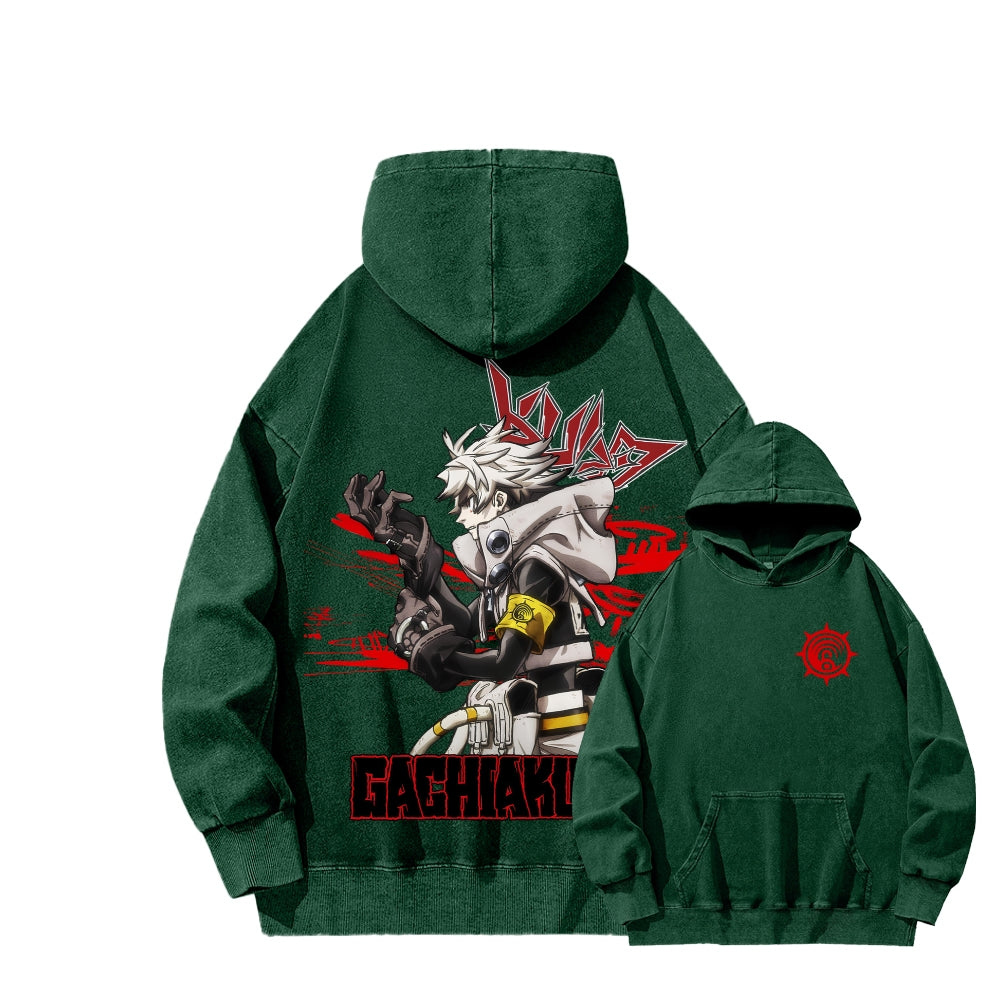 Gachiakuta Unisex Washed Hoodie 2603019898