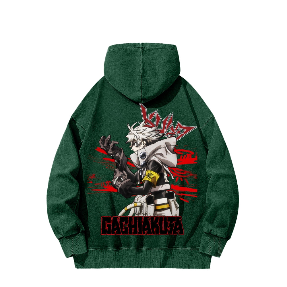 Gachiakuta Unisex Washed Hoodie 2603019898