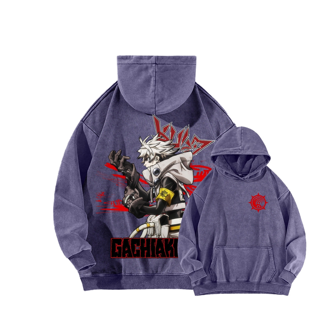 Gachiakuta Unisex Washed Hoodie 2603019898