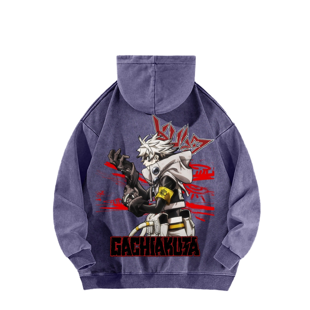 Gachiakuta Unisex Washed Hoodie 2603019898