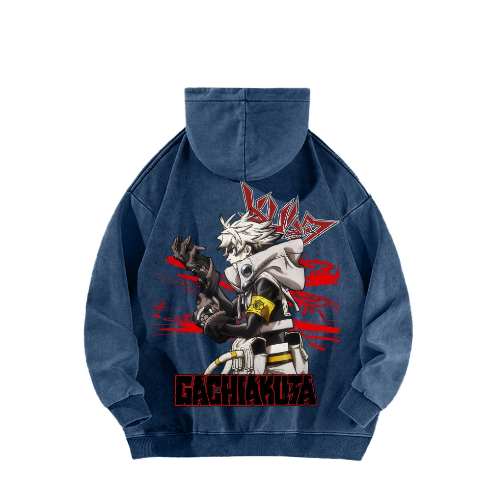 Gachiakuta Unisex Washed Hoodie 2603019898