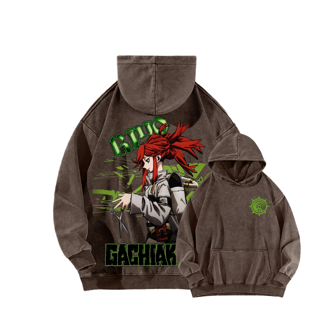 Gachiakuta Unisex Washed Hoodie 2603019900