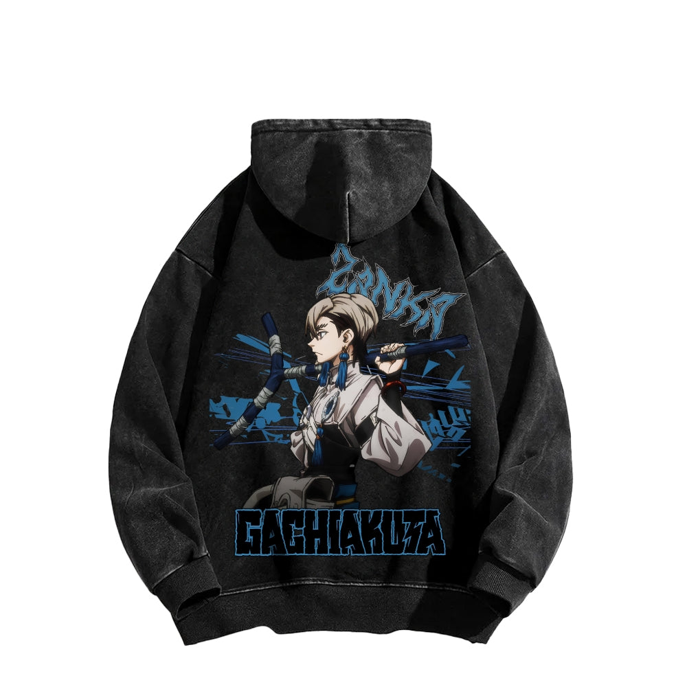 Gachiakuta Unisex Washed Hoodie 2603019906