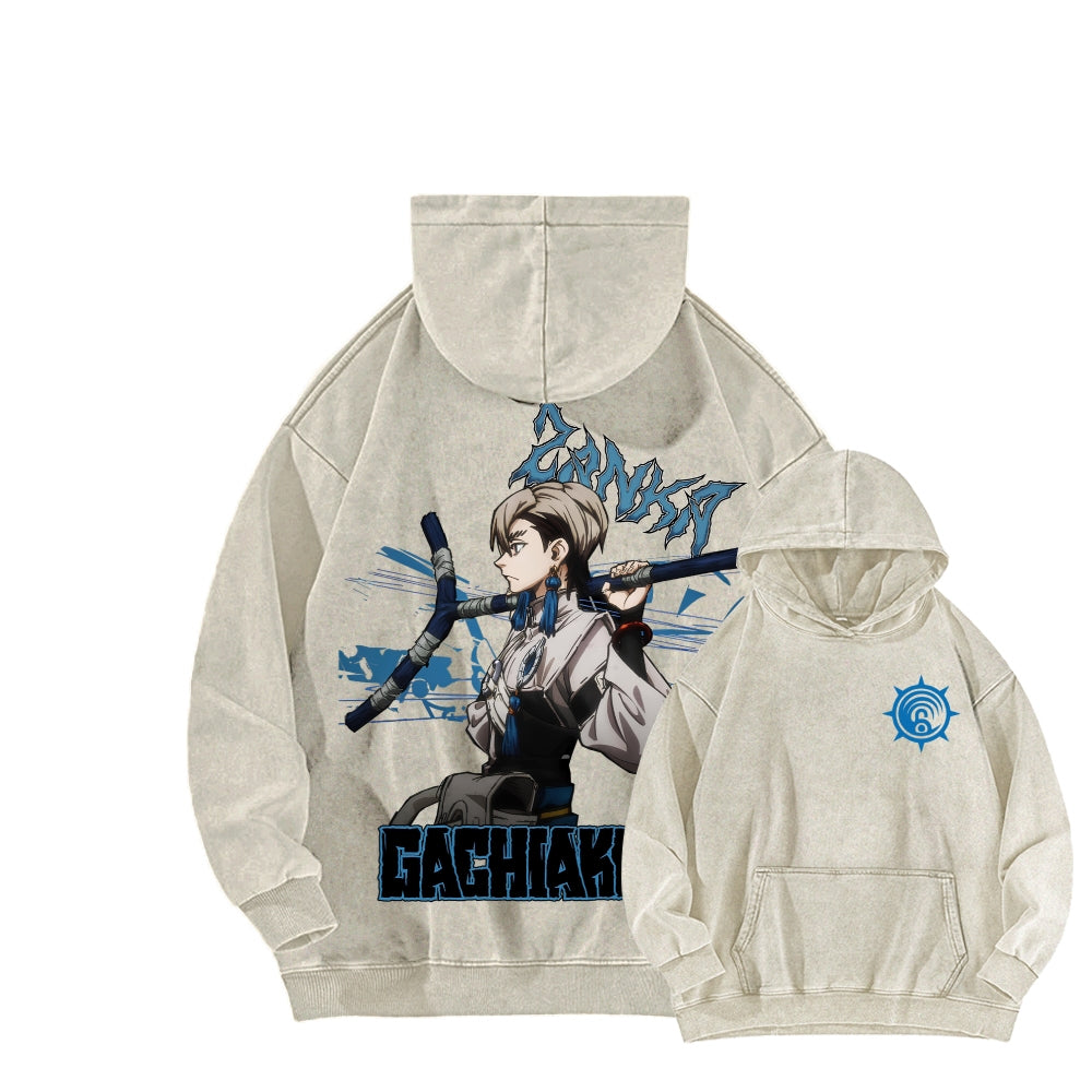 Gachiakuta Unisex Washed Hoodie 2603019906