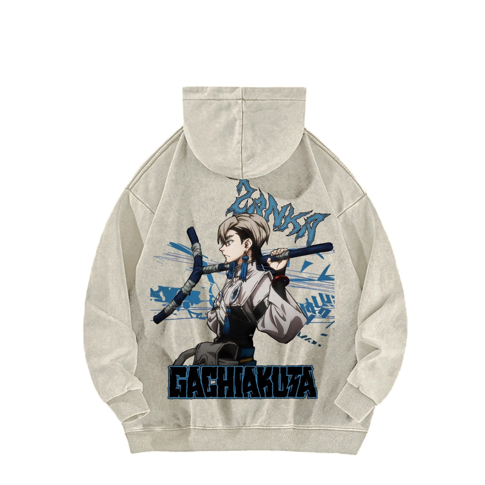Gachiakuta Unisex Washed Hoodie 2603019906