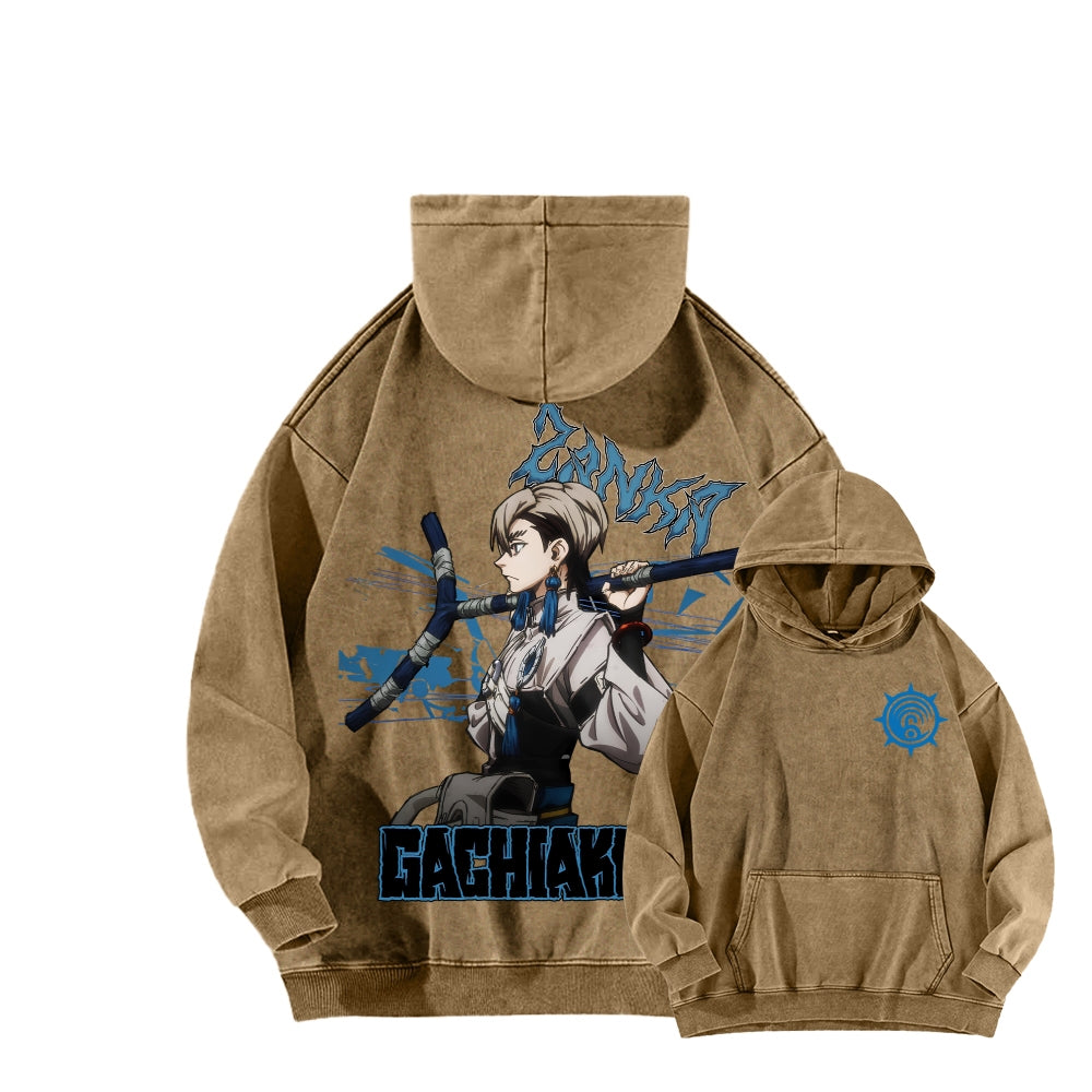 Gachiakuta Unisex Washed Hoodie 2603019906