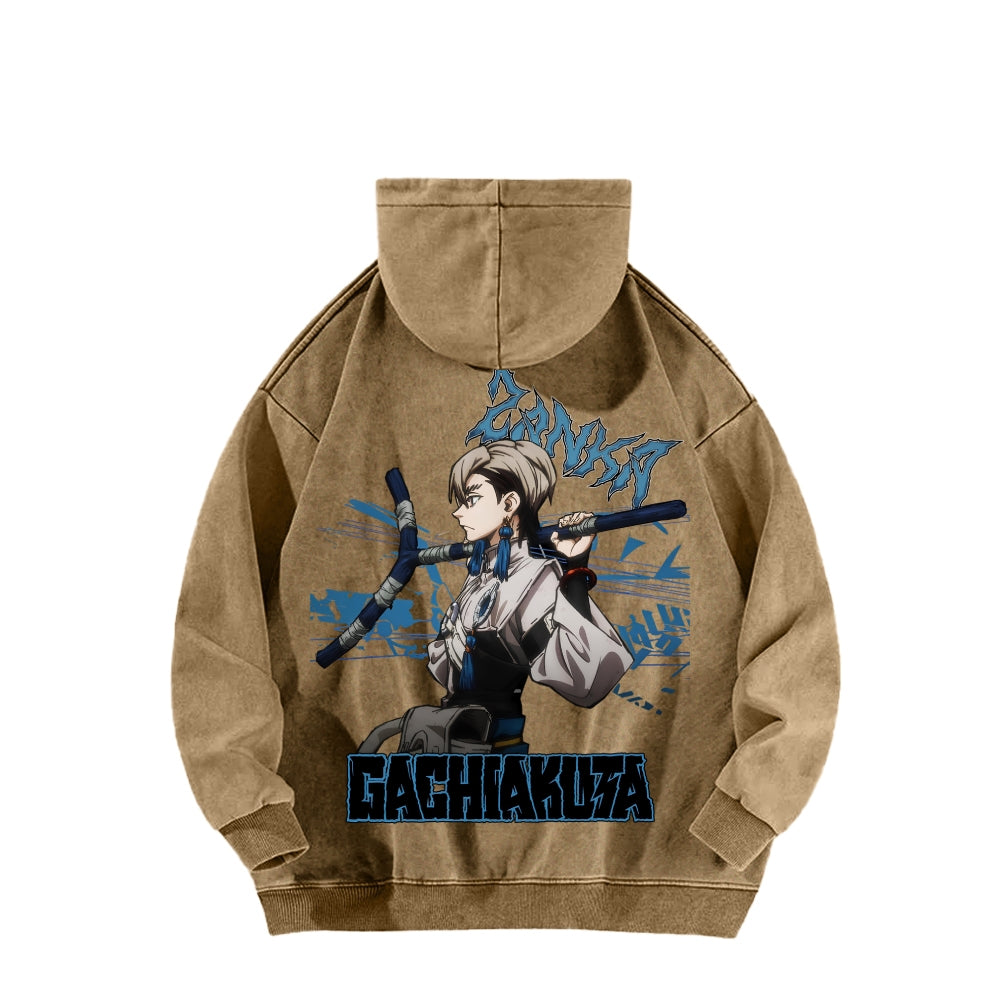 Gachiakuta Unisex Washed Hoodie 2603019906