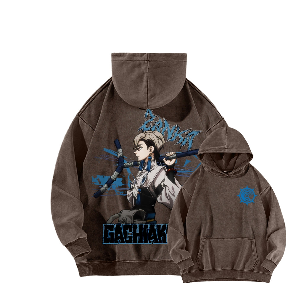 Gachiakuta Unisex Washed Hoodie 2603019906