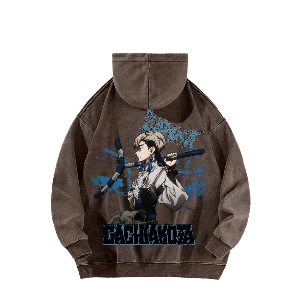 Gachiakuta Unisex Washed Hoodie 2603019906