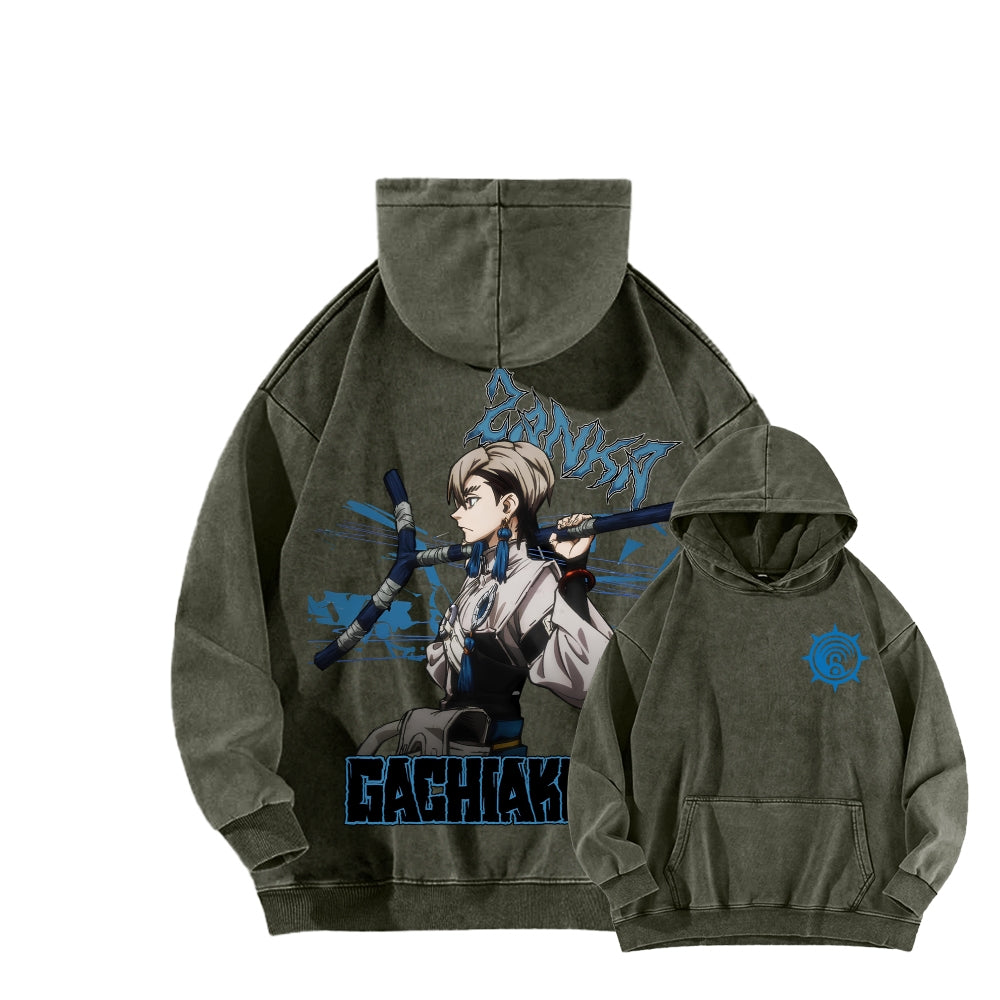 Gachiakuta Unisex Washed Hoodie 2603019906