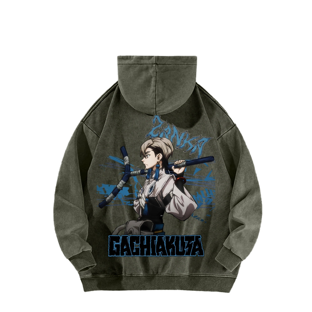 Gachiakuta Unisex Washed Hoodie 2603019906