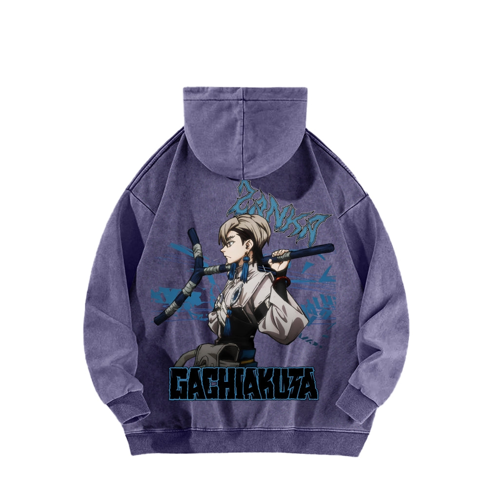 Gachiakuta Unisex Washed Hoodie 2603019906