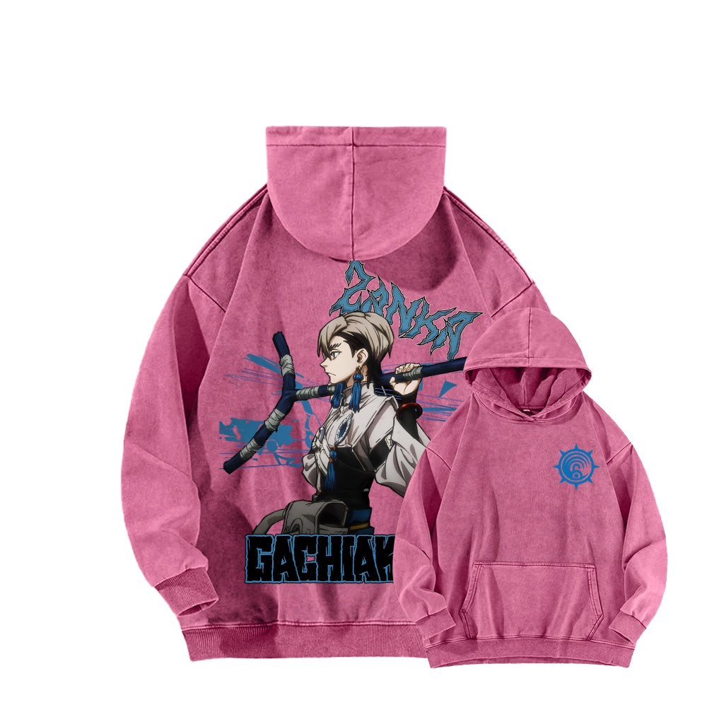 Gachiakuta Unisex Washed Hoodie 2603019906