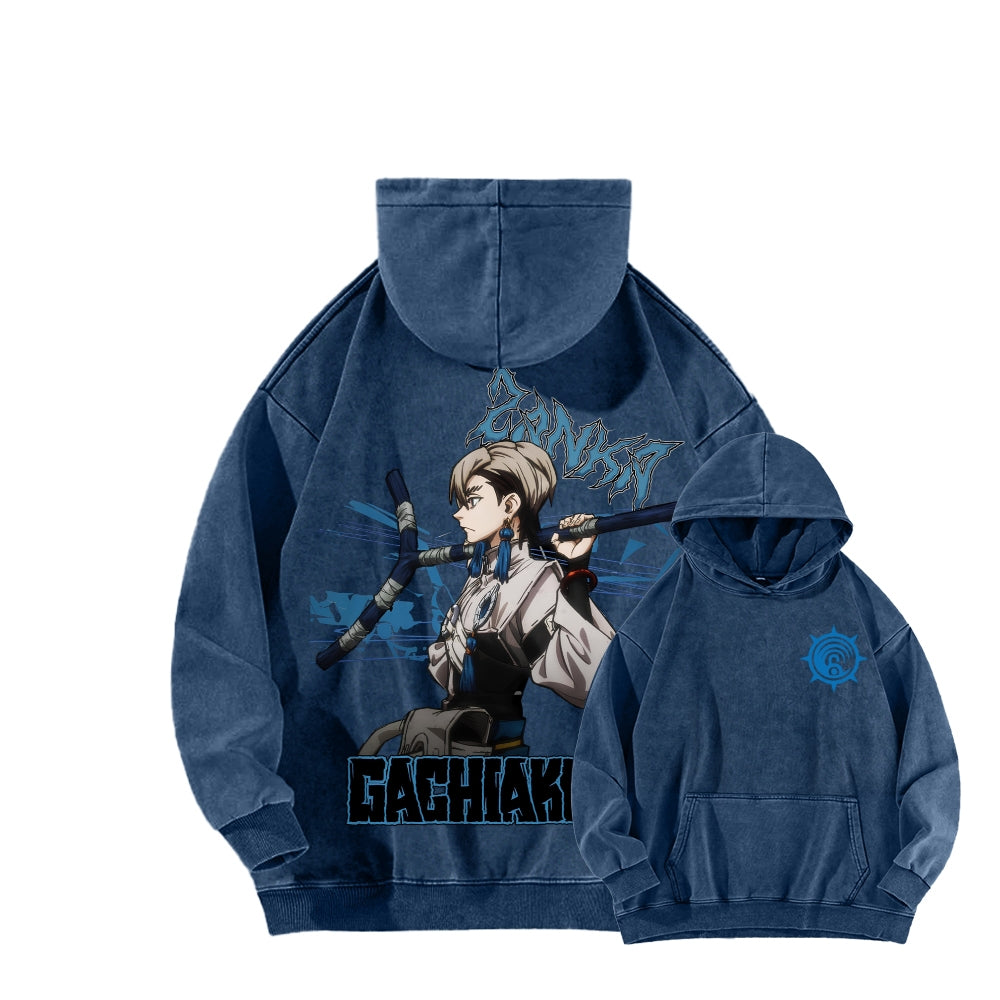 Gachiakuta Unisex Washed Hoodie 2603019906