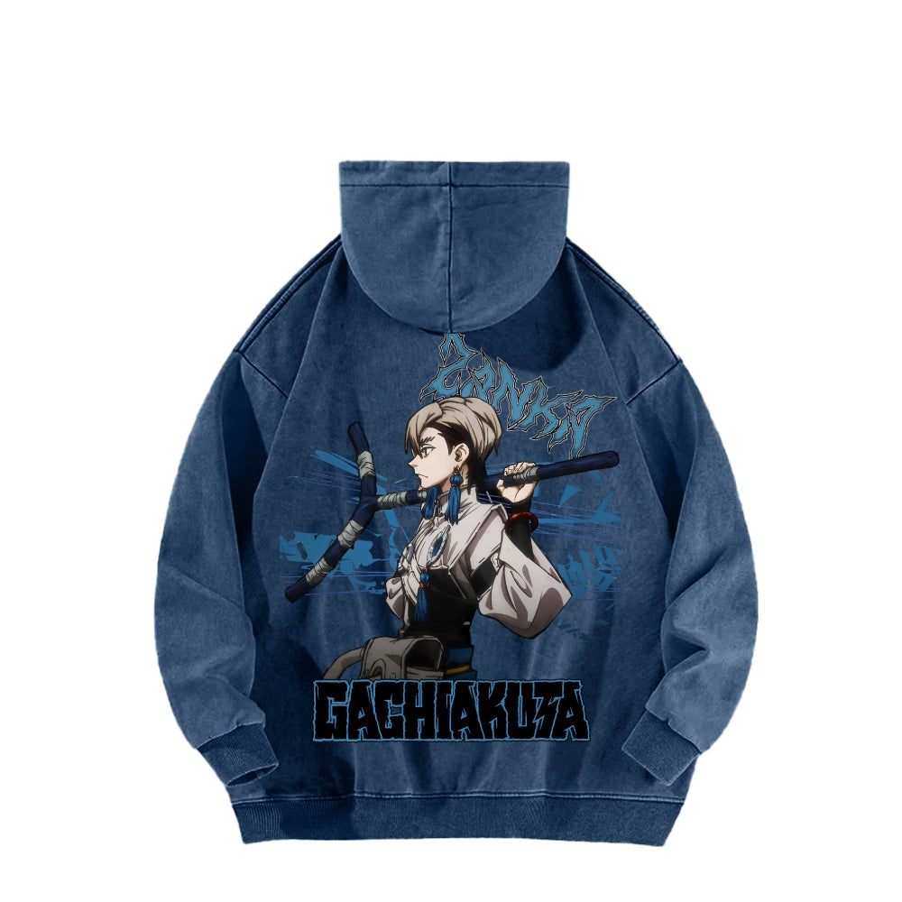 Gachiakuta Unisex Washed Hoodie 2603019906
