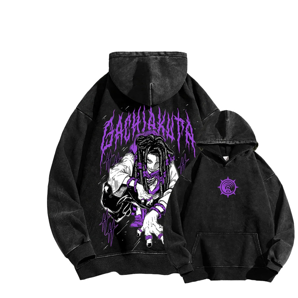 Gachiakuta Unisex Washed Hoodie 2603021187