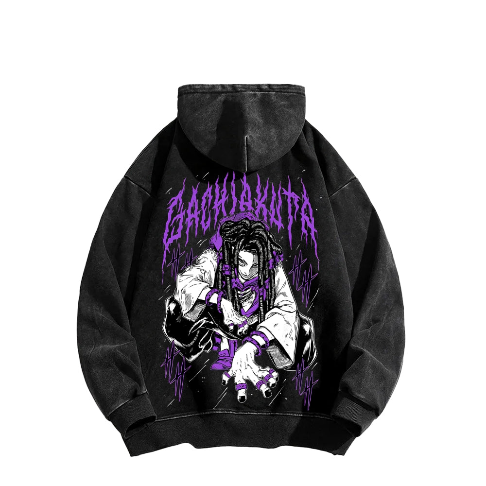 Gachiakuta Unisex Washed Hoodie 2603021187