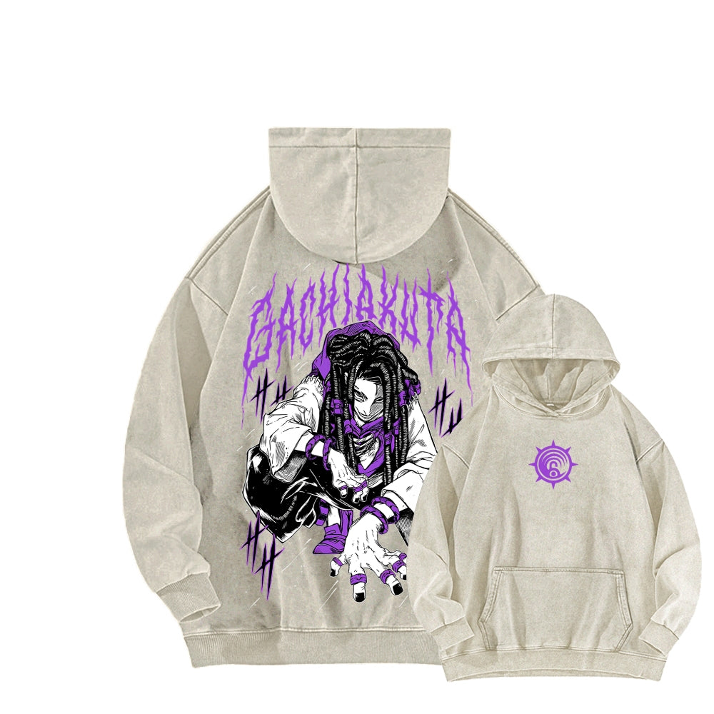 Gachiakuta Unisex Washed Hoodie 2603021187