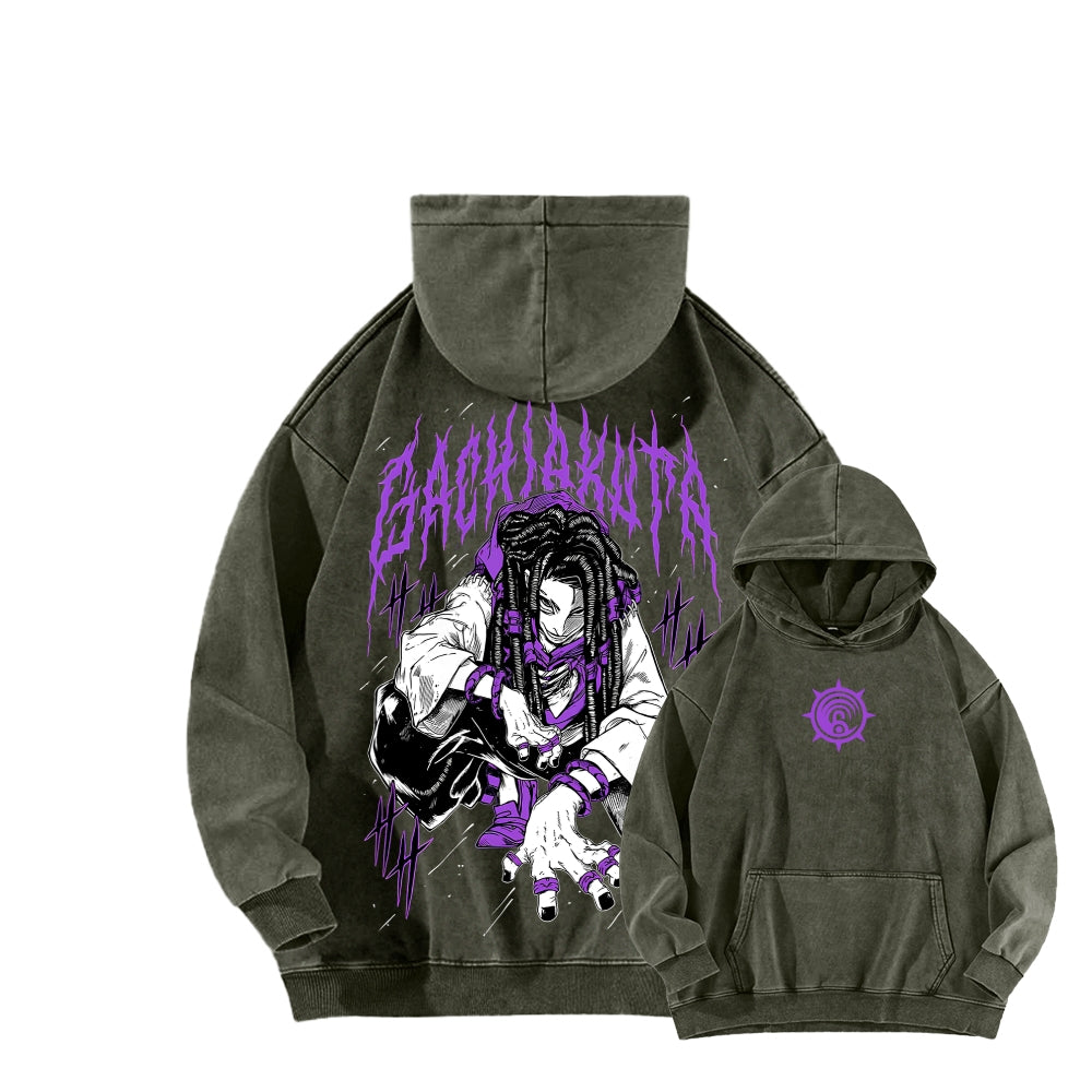 Gachiakuta Unisex Washed Hoodie 2603021187