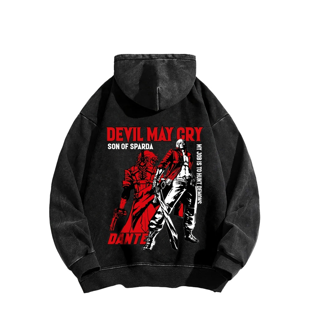 Devil May Cry Unisex Washed Hoodie 2604005290