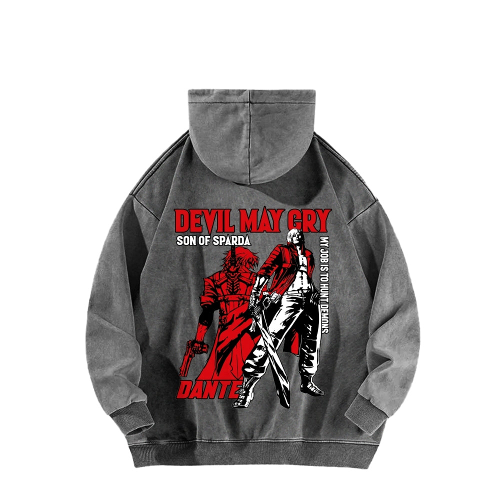 Devil May Cry Unisex Washed Hoodie 2604005290